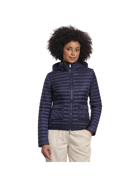 Rino en Pelle Light padded fitted jacket 10175 dark navy