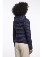Rino en Pelle Light padded fitted jacket 10175 dark navy