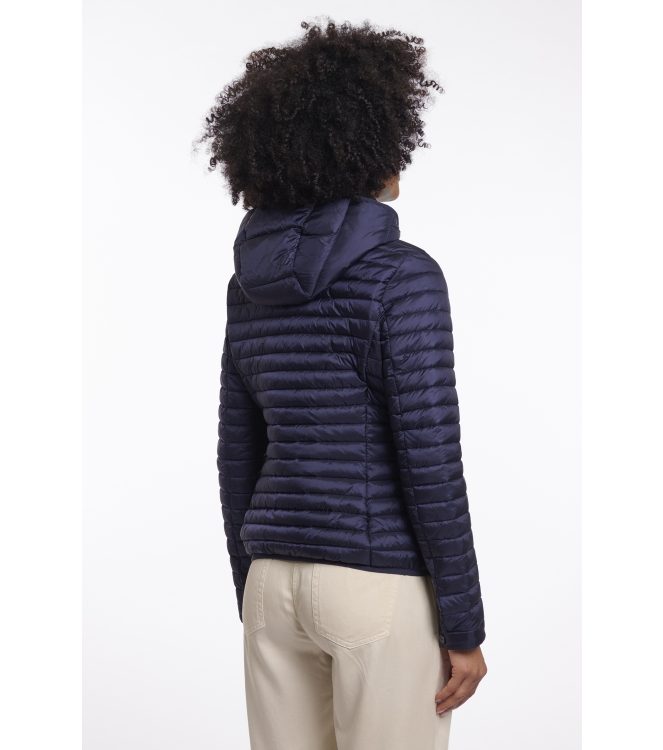 Rino en Pelle Light padded fitted jacket 10175 dark navy