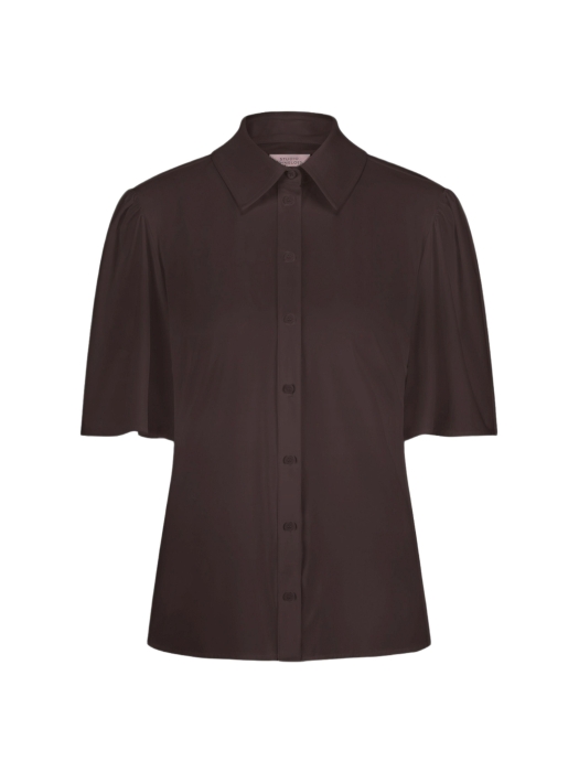 Studio Anneloes Poppy butterfly blouse 8700 espresso