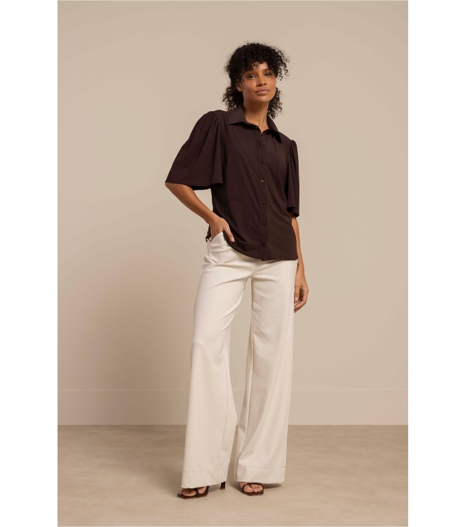 Studio Anneloes Poppy butterfly blouse 8700 espresso