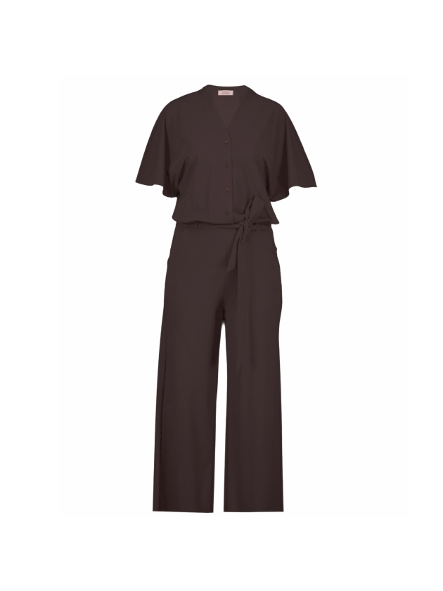 Studio Anneloes Maggie jumpsuit 8700 espresso
