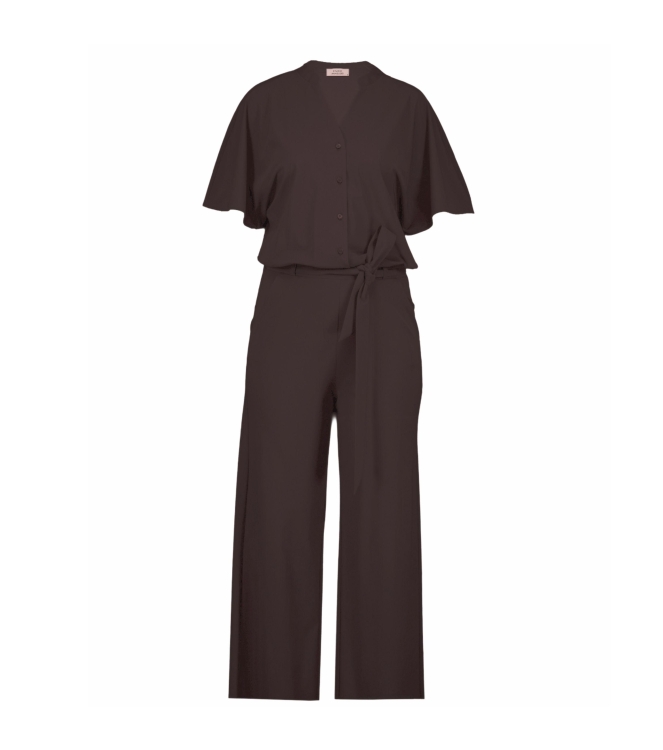Studio Anneloes Maggie jumpsuit 8700 espresso