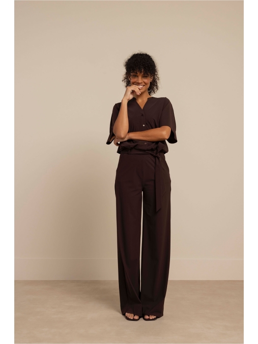 Studio Anneloes Maggie jumpsuit 8700 espresso