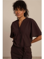 Studio Anneloes Maggie jumpsuit 8700 espresso
