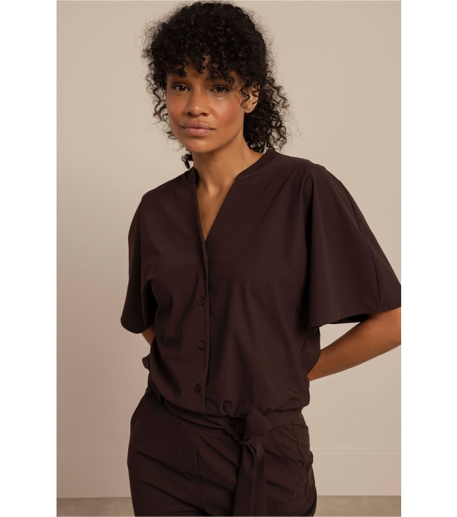 Studio Anneloes Maggie jumpsuit 8700 espresso