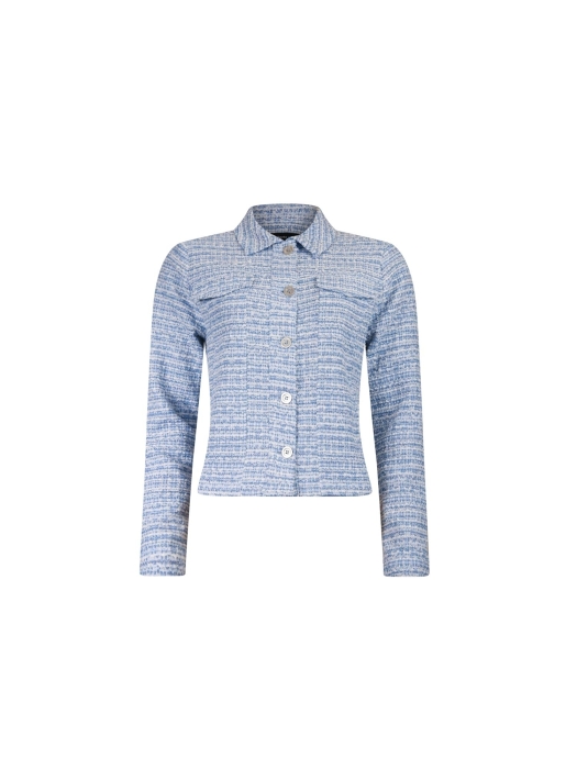 Sarto Fashion Jacket r1511 sky-white bouclé melange