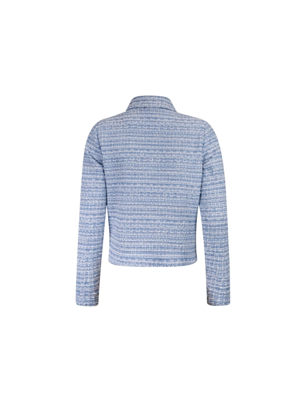 Sarto Fashion Jacket r1511 sky-white bouclé melange