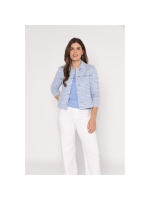 Sarto Fashion Jacket r1511 sky-white bouclé melange