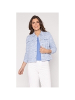Sarto Fashion Jacket r1511 sky-white bouclé melange