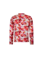 Sarto Fashion Jacket stand-up collar r1661 hot pink-d red+ aquarel print