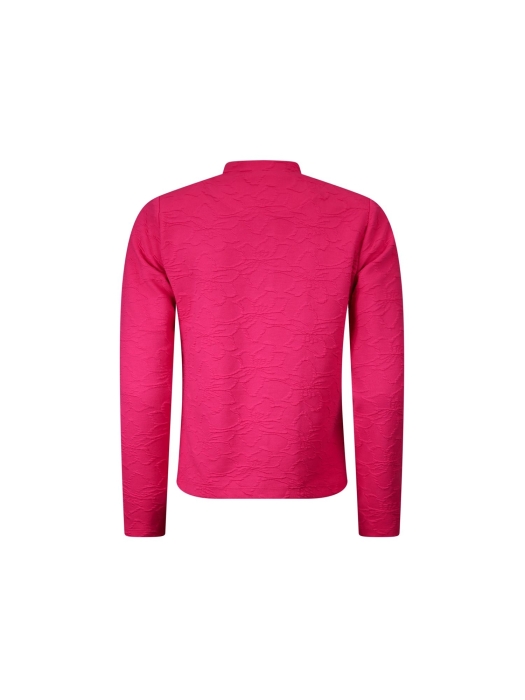 Sarto Fashion Jacket stand-up collar r935 hot pink