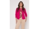 Sarto Fashion Jacket stand-up collar r935 hot pink