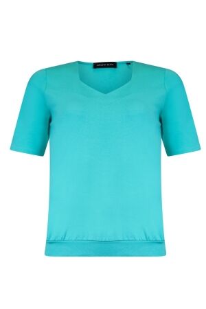 Sarto Fashion Blouson square neck r683 aqua green