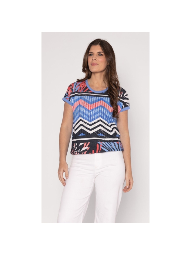 Sarto Fashion Blouson o-neck r1152 front artwork sunset sky