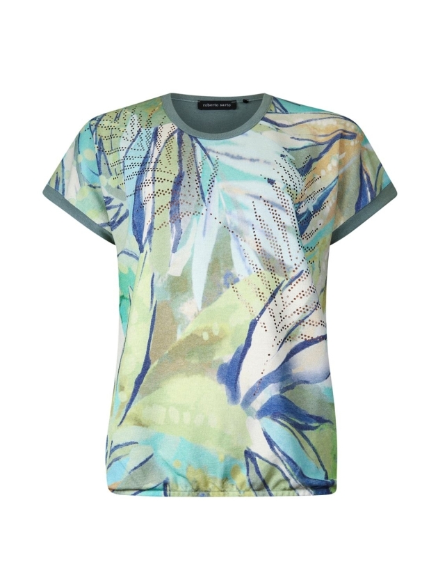 Sarto Fashion Blouson o-neck r1151 front artwork backyard beauty