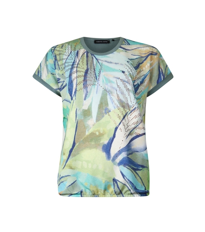 Sarto Fashion Blouson o-neck r1151 front artwork backyard beauty