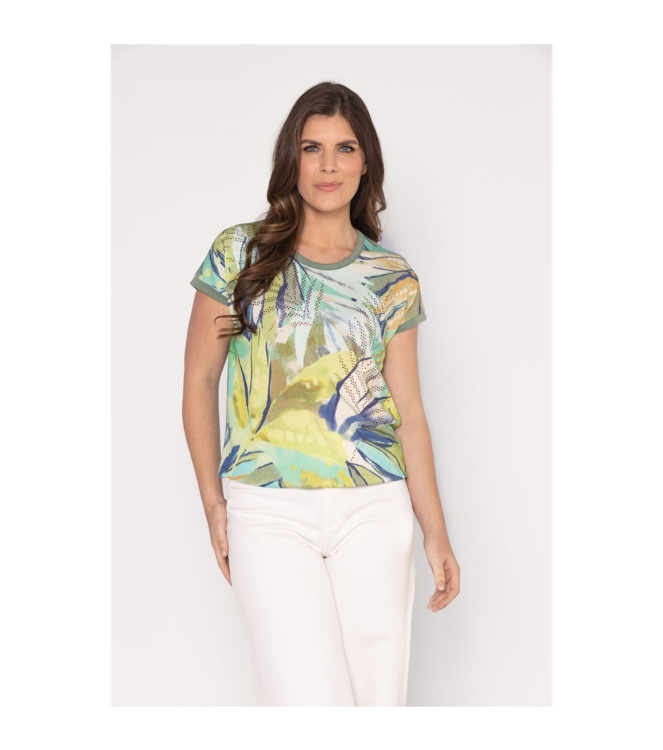 Sarto Fashion Blouson o-neck r1151 front artwork backyard beauty