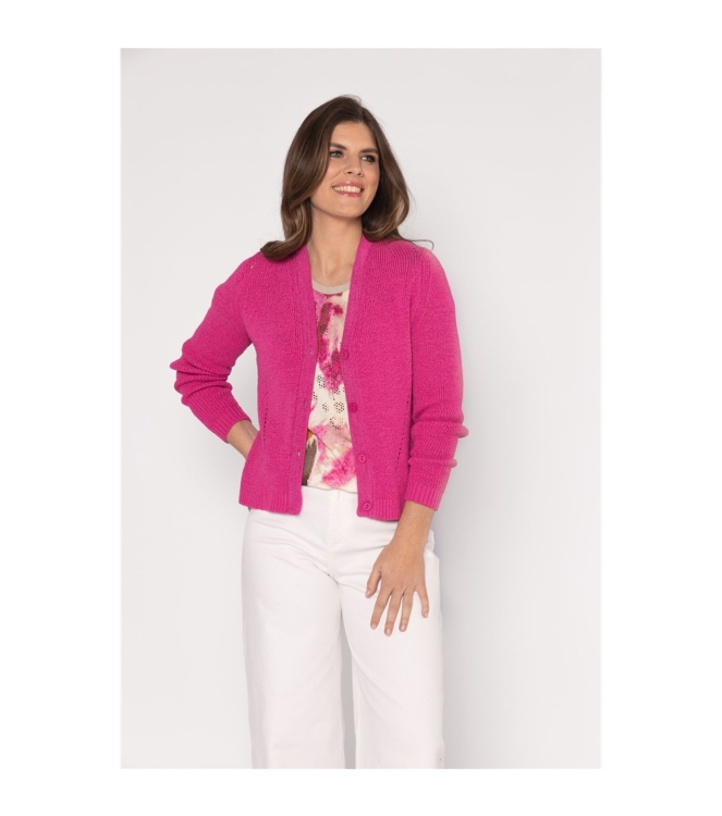 Sarto Fashion Blouson o-neck r1150 front artwork scarlet safari