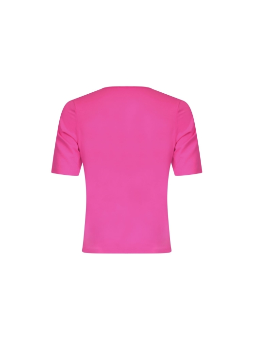 Sarto Fashion T-shirt v-neck r935 hot pink