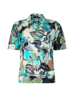 Sarto Fashion Blouson polo r1020 a.green-mint+ painted flowers