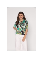Sarto Fashion Blouson polo r1020 a.green-mint+ painted flowers