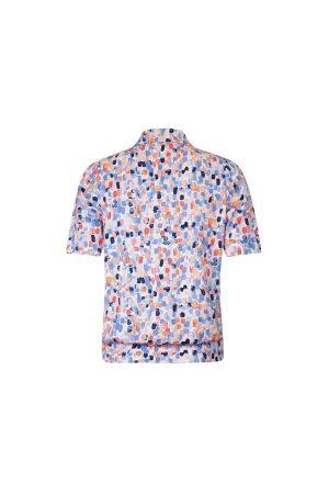 Sarto Fashion Blouson polo r1720 l.coral-sky-ocean painted dot
