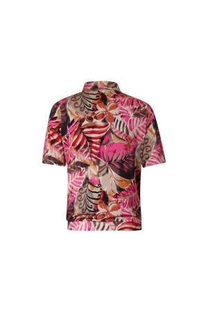 Sarto Fashion Blouson polo r1970 hotpink-deepred+ safari leave