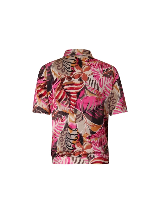 Sarto Fashion Blouson polo r1970 hotpink-deepred+ safari leave