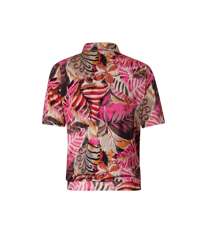 Sarto Fashion Blouson polo r1970 hotpink-deepred+ safari leave