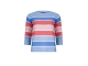Sarto Fashion Pullover boatneck r1380 sky-l coral-ocean-white-
