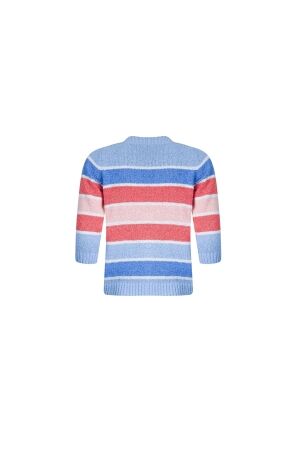 Sarto Fashion Pullover boatneck r1380 sky-l coral-ocean-white-
