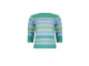 Sarto Fashion Pullover boatneck r1382 aquagreen-mint-offwhite+