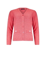 Sarto Fashion Cardigan v-neck r920 light coral