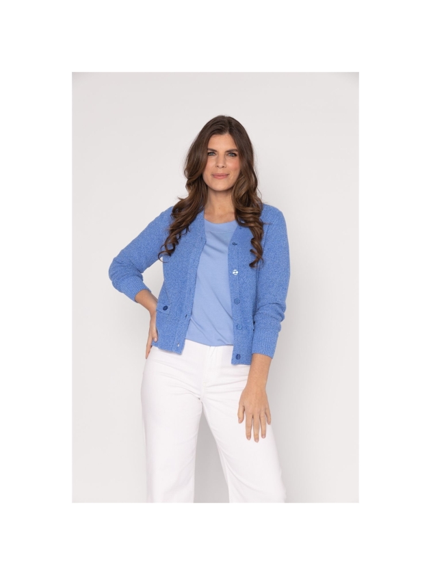 Sarto Fashion Cardigan v-neck r730 ocean