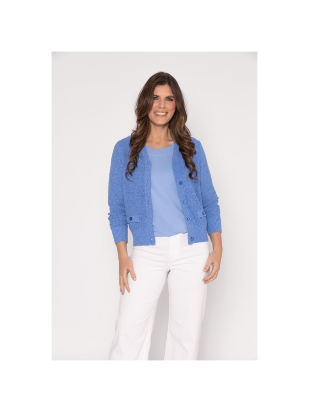 Sarto Fashion Cardigan v-neck r730 ocean