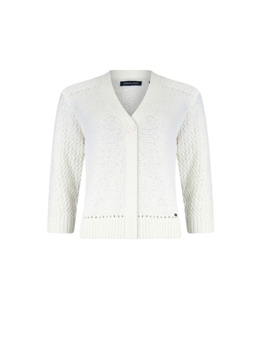 Sarto Fashion Cardigan v-neck r017 offwhite