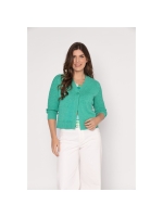 Sarto Fashion Cardigan v-neck r683 aqua green