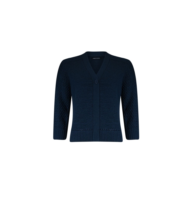 Sarto Fashion Cardigan v-neck r799 navy