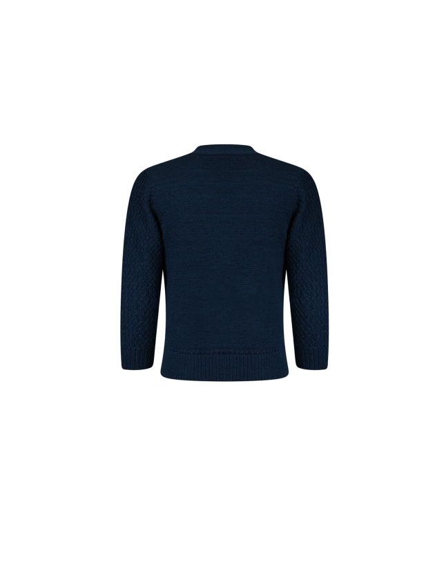Sarto Fashion Cardigan v-neck r799 navy