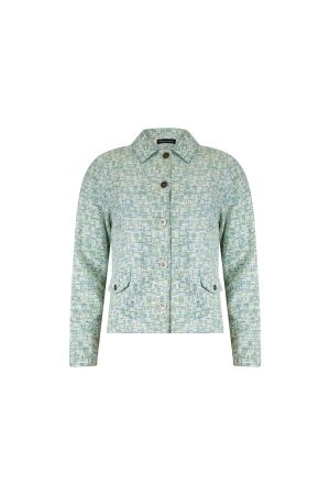 Sarto Fashion Jacket r1512 olive-spring green+ jacquard