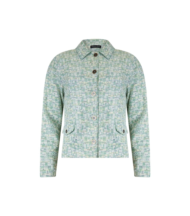 Sarto Fashion Jacket r1512 olive-spring green+ jacquard