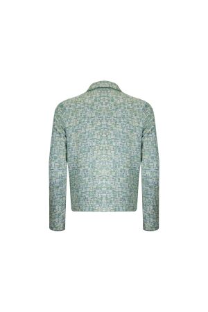 Sarto Fashion Jacket r1512 olive-spring green+ jacquard