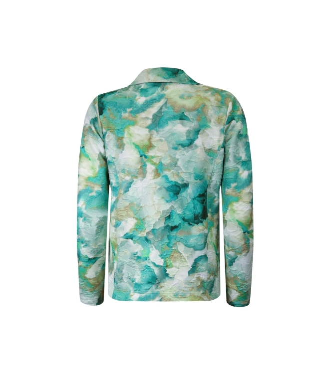 Sarto Fashion Blazer jacket r1660 a green-s green aquarel print