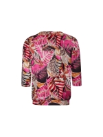 Sarto Fashion Blouson boatneck r1970 hotpink-deepred+ safari leave