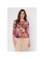 Sarto Fashion Blouson boatneck r1970 hotpink-deepred+ safari leave