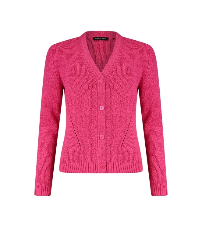 Sarto Fashion Cardigan v-neck r935 hot pink