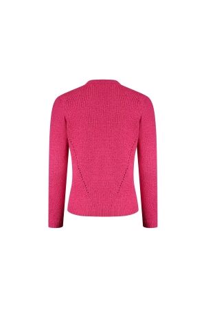 Sarto Fashion Cardigan v-neck r935 hot pink