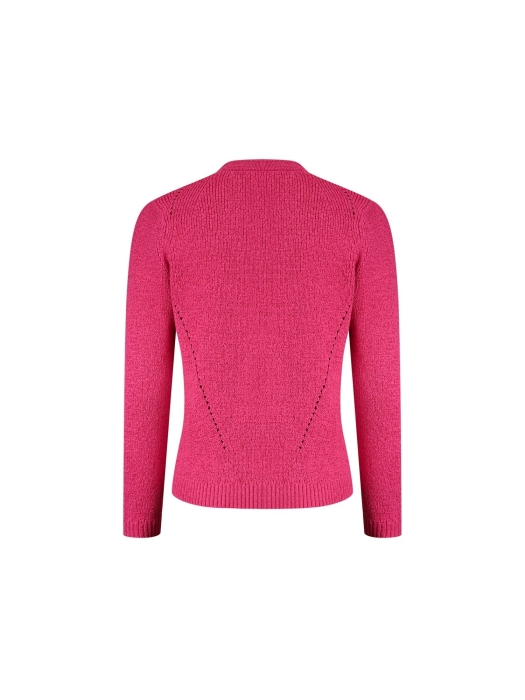 Sarto Fashion Cardigan v-neck r935 hot pink