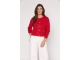 Sarto Fashion Cardigan o-neck r255 deep red